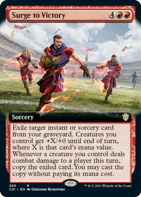 Surge to Victory (Extended Art) [Commander 2021] Magic: The Gathering