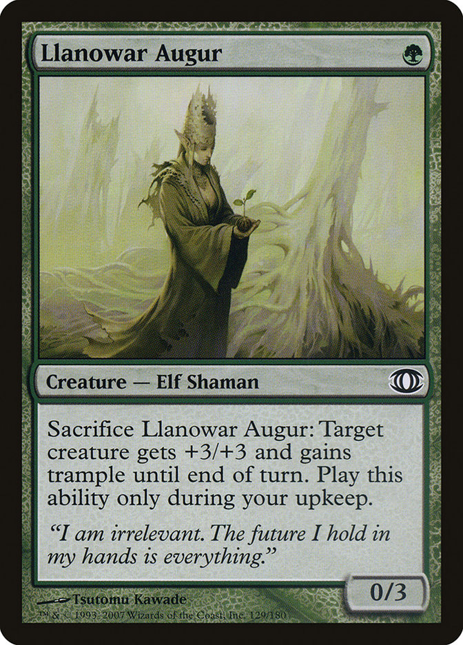 Llanowar Augur [Future Sight] Magic: The Gathering