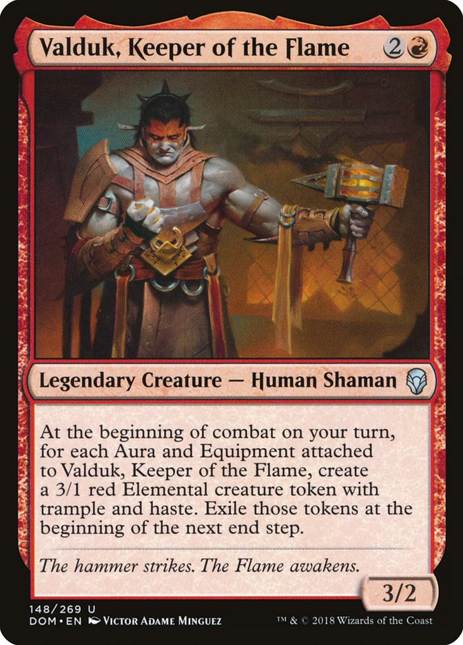 Valduk, Keeper of the Flame [Dominaria] Magic: The Gathering