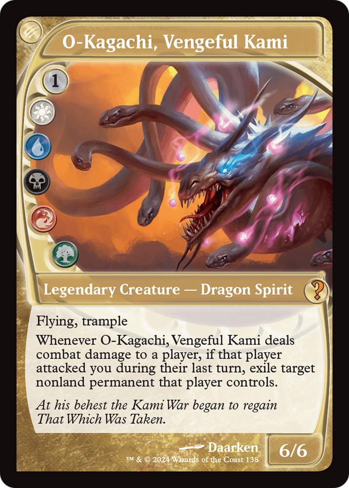 O-Kagachi, Vengeful Kami (Future Sight) [Mystery Booster 2] Magic: The Gathering