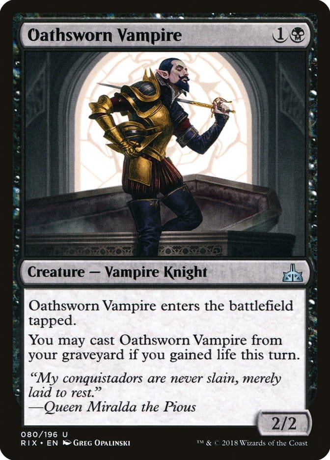 Oathsworn Vampire [Rivals of Ixalan] Magic: The Gathering