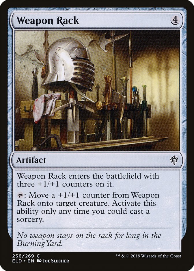 Weapon Rack [Throne of Eldraine] Magic: The Gathering