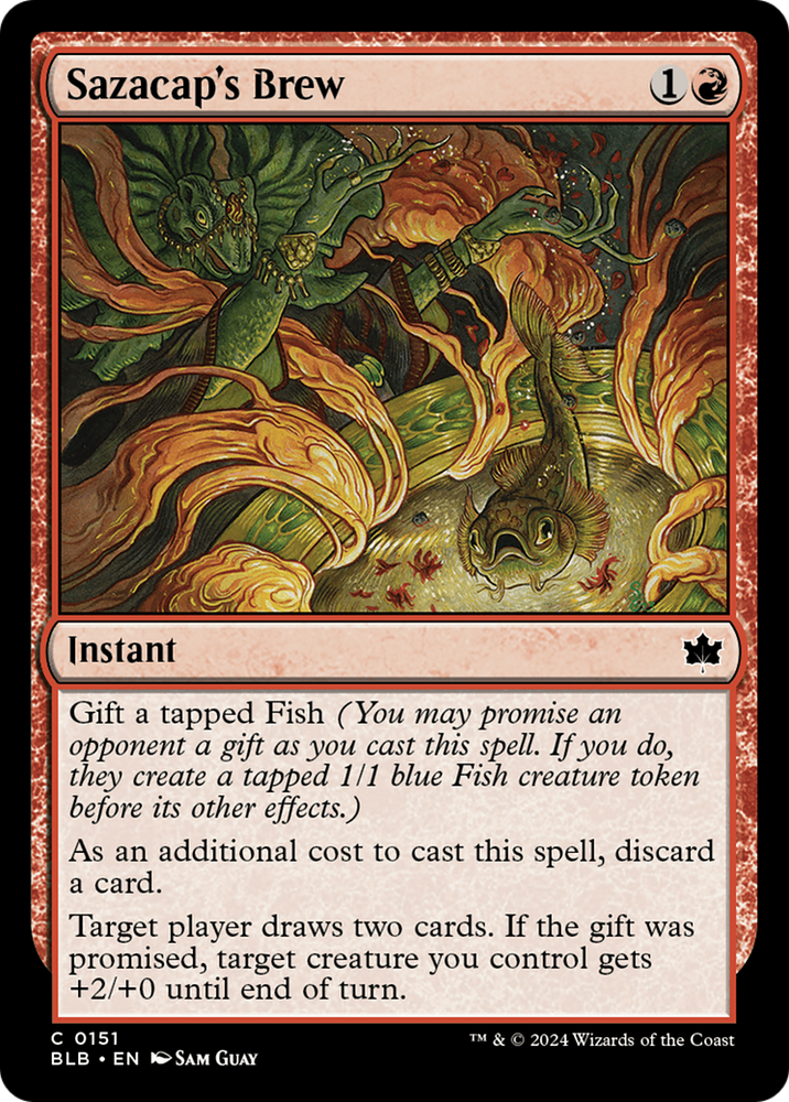 Sazacap's Brew [Bloomburrow] Magic: The Gathering