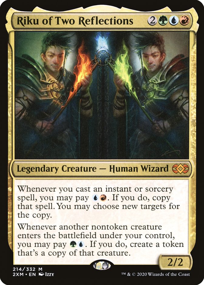 Riku of Two Reflections [Double Masters] Magic: The Gathering