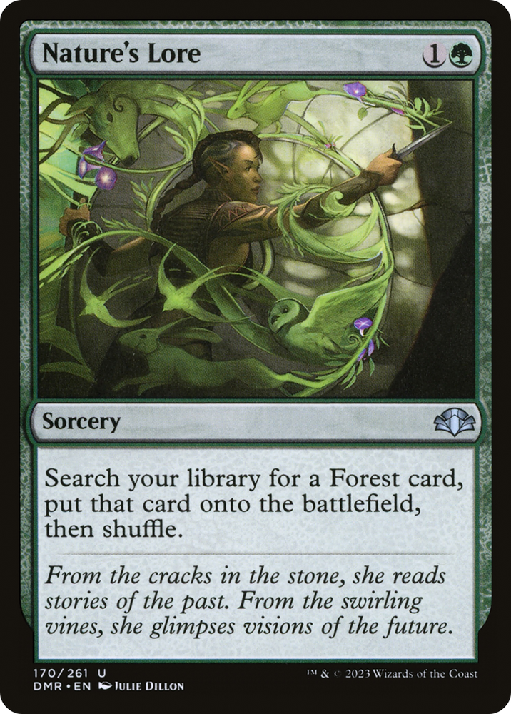 Nature's Lore [Dominaria Remastered] Magic: The Gathering