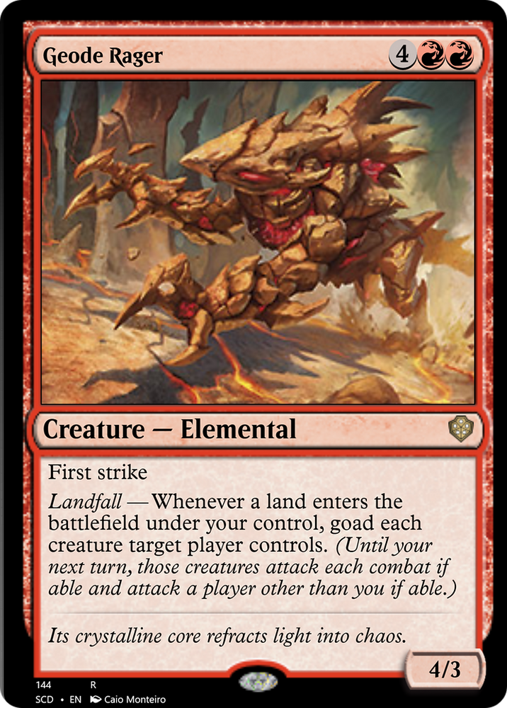 Geode Rager [Starter Commander Decks] Magic: The Gathering