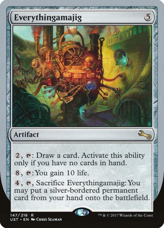 Everythingamajig ("Draw a Card") [Unstable] Magic: The Gathering