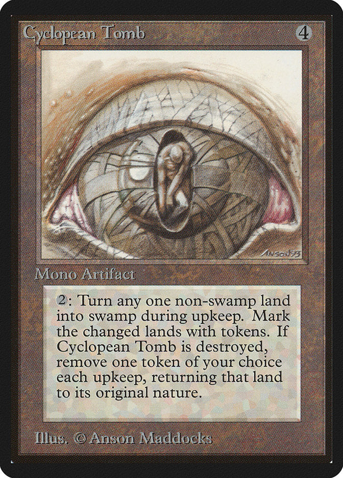 Cyclopean Tomb [Beta Edition] Magic: The Gathering
