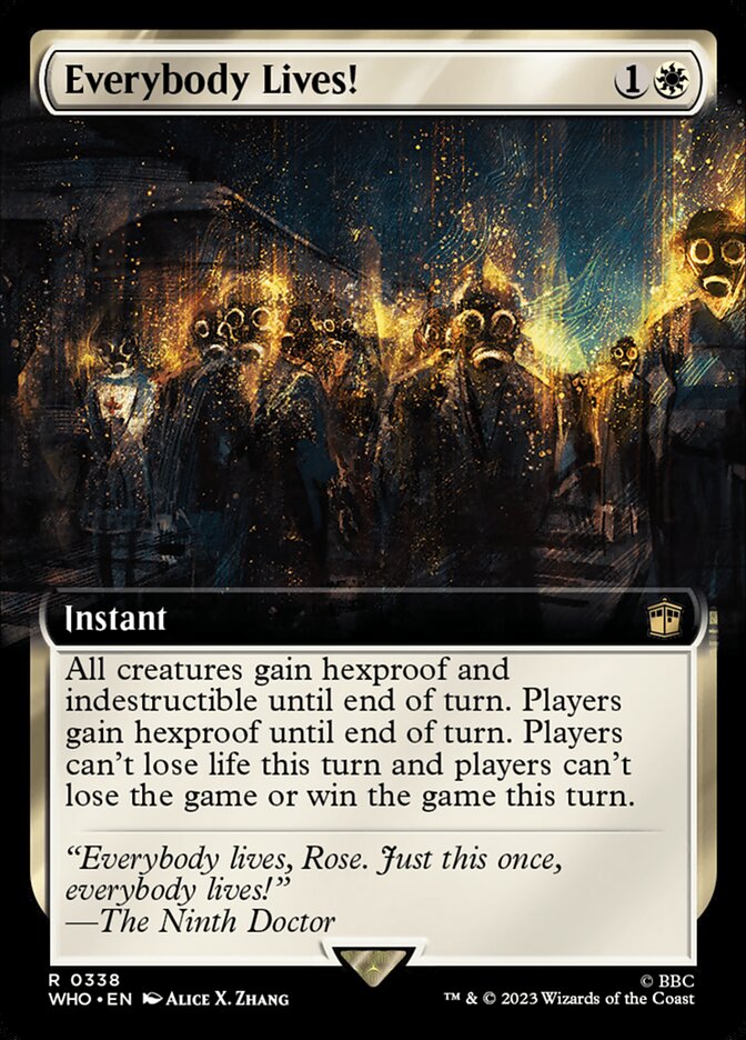 Everybody Lives! (Extended Art) [Doctor Who] Magic: The Gathering