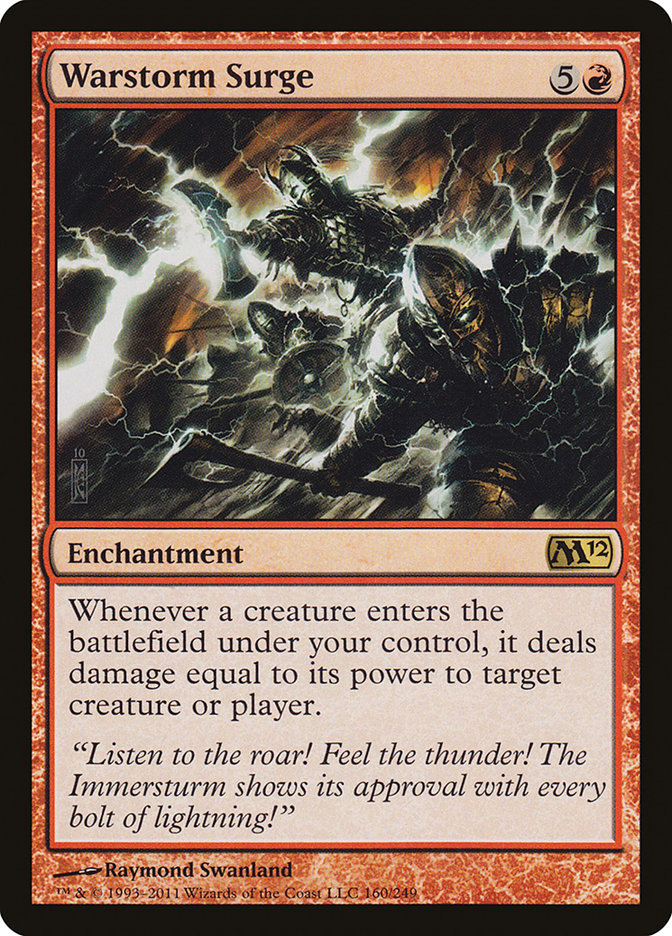 Warstorm Surge [Magic 2012] Magic: The Gathering