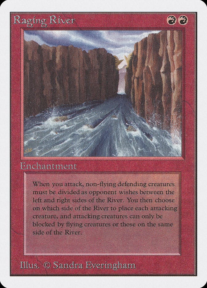 Raging River [Unlimited Edition] Magic: The Gathering