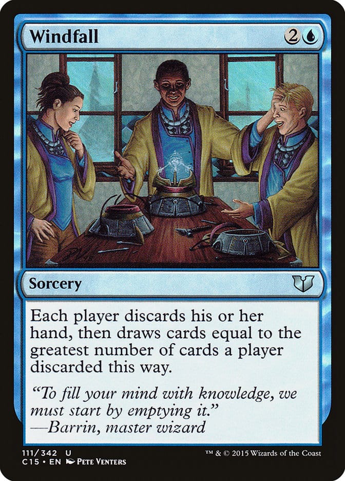 Windfall [Commander 2015] Magic: The Gathering