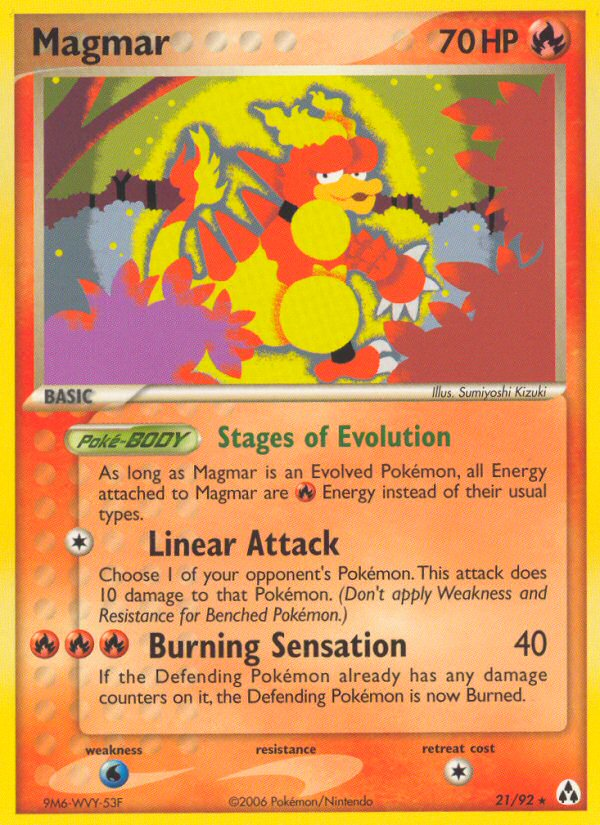 Magmar (21/92) [EX: Legend Maker] Pokémon