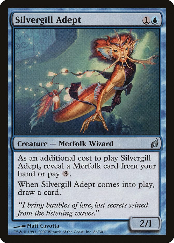 Silvergill Adept [Lorwyn] Magic: The Gathering