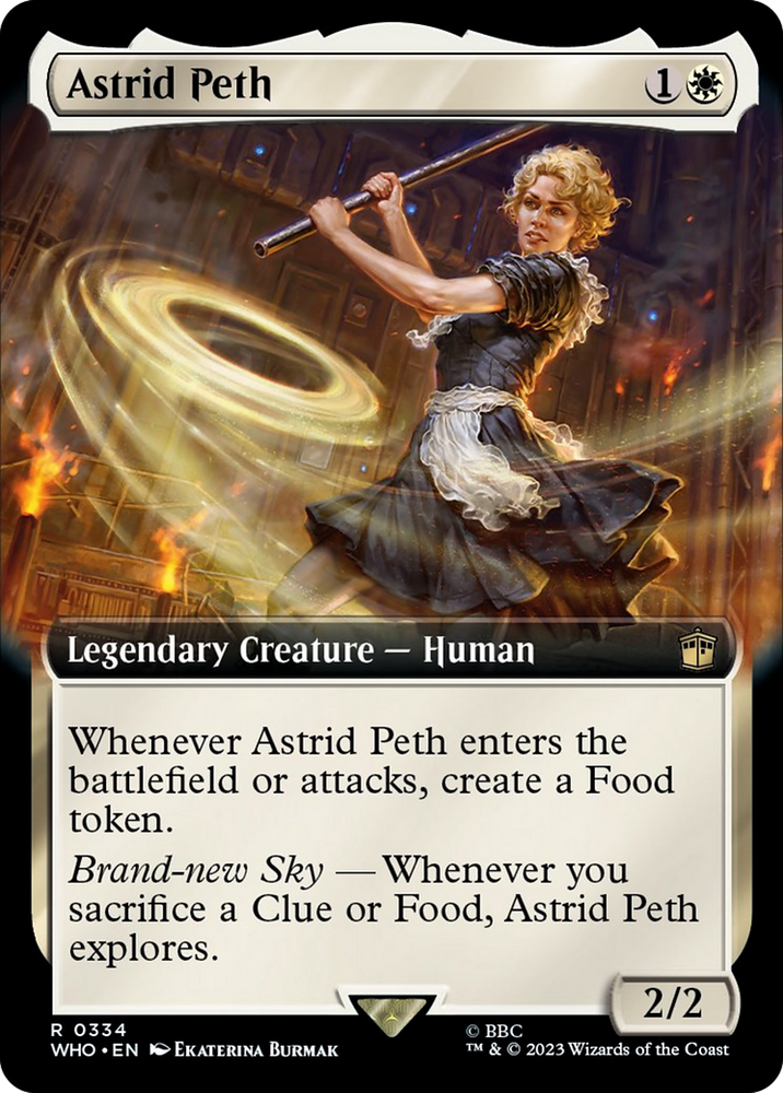Astrid Peth (Extended Art) [Doctor Who] Magic: The Gathering