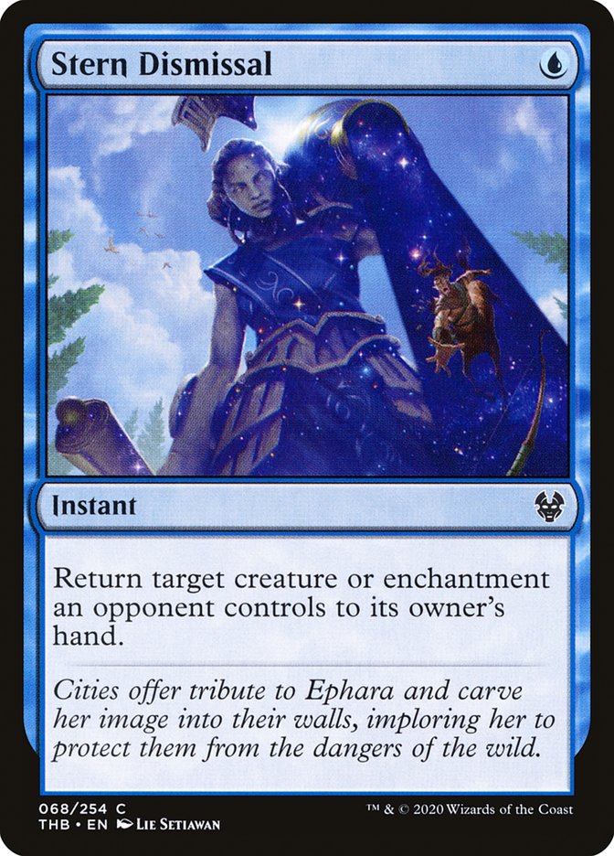 Stern Dismissal [Theros Beyond Death] Magic: The Gathering