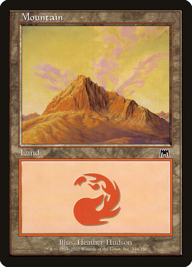 Mountain (346) [Onslaught] Magic: The Gathering