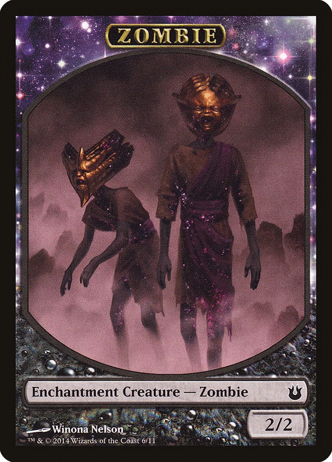 Zombie Token [Born of the Gods Tokens] Magic: The Gathering