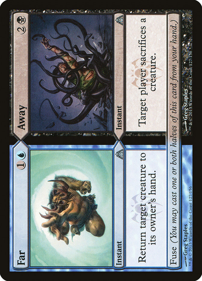Far // Away [Dragon's Maze] Magic: The Gathering