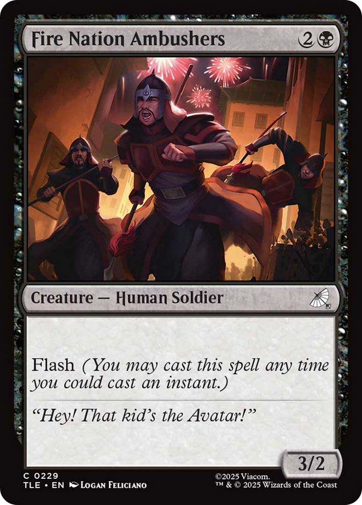 Fire Nation Ambushers [Avatar: The Last Airbender: Eternal-Legal] Magic: The Gathering