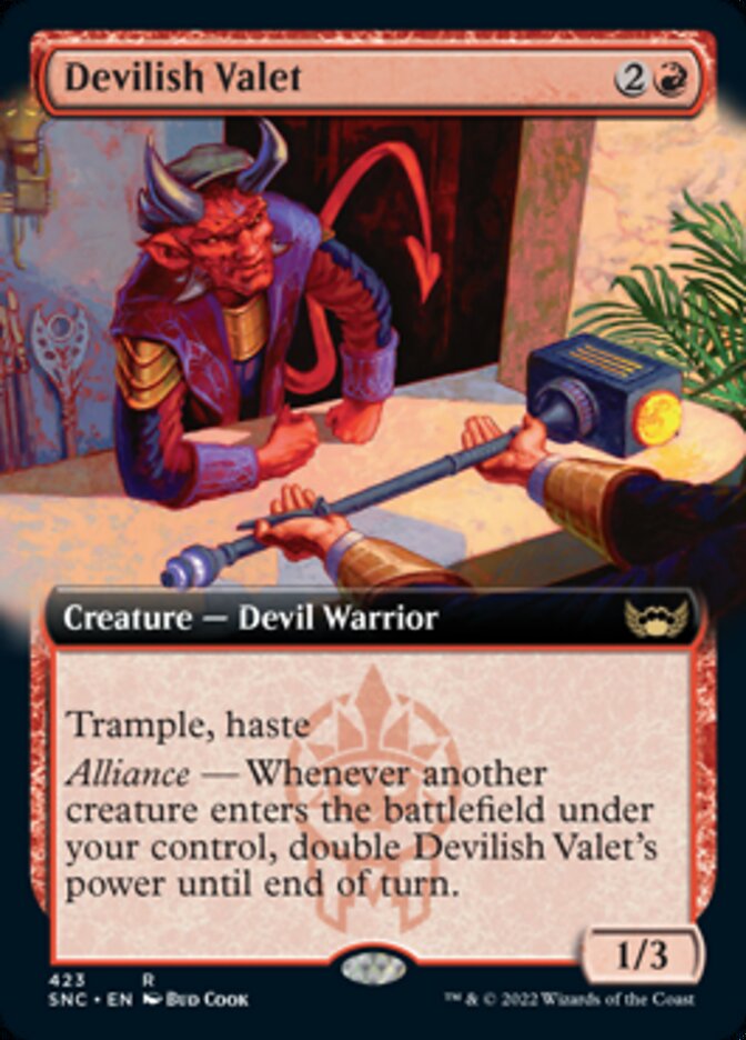 Devilish Valet (Extended Art) [Streets of New Capenna] Magic: The Gathering
