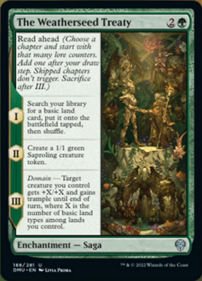 The Weatherseed Treaty [Dominaria United] Magic: The Gathering