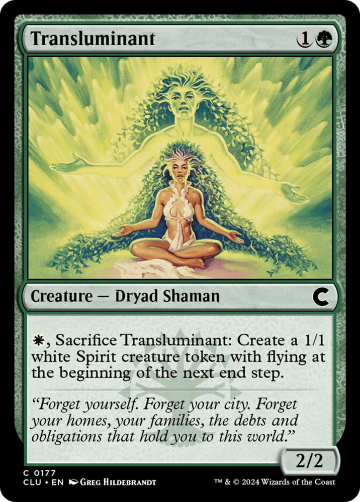 Transluminant [Ravnica: Clue Edition] Magic: The Gathering