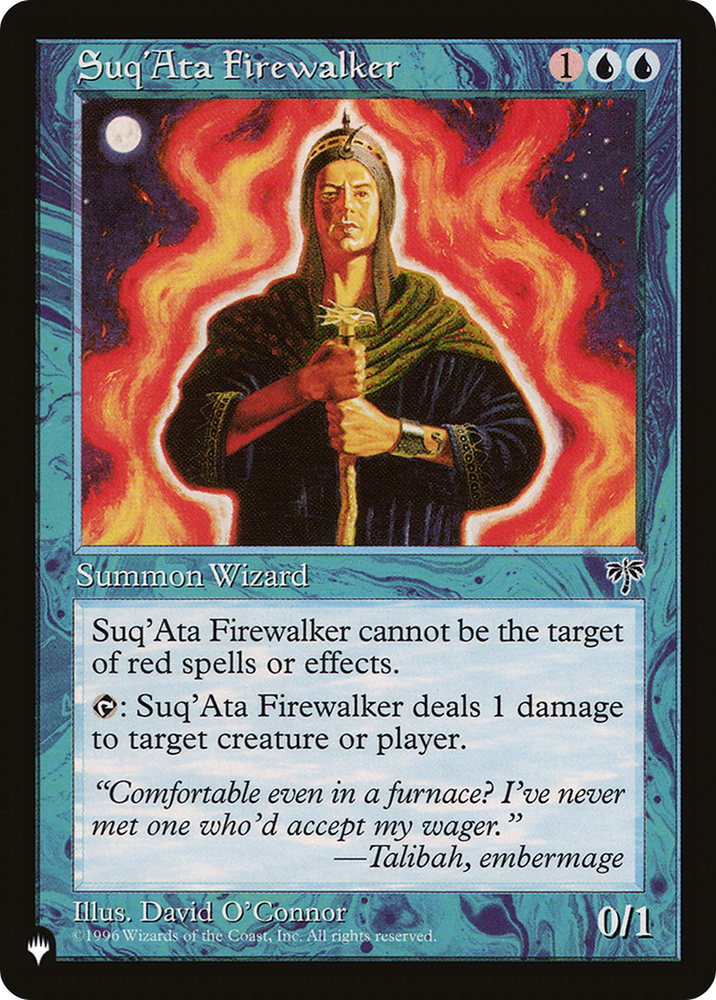 Suq'Ata Firewalker [The List] Magic: The Gathering