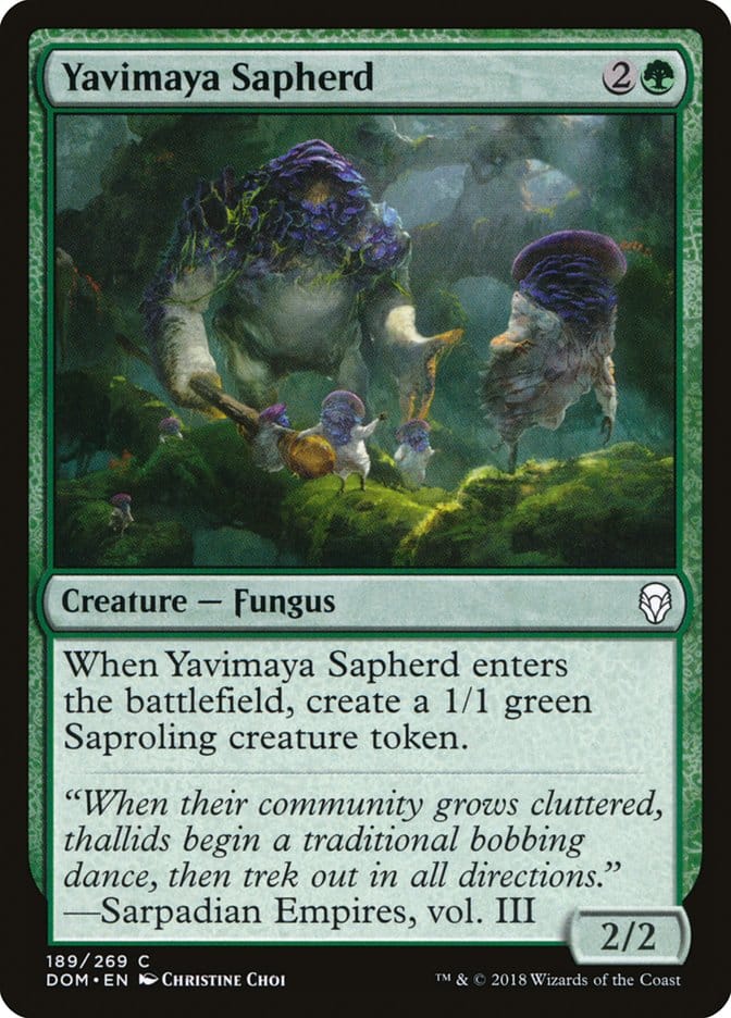Yavimaya Sapherd [Dominaria] Magic: The Gathering