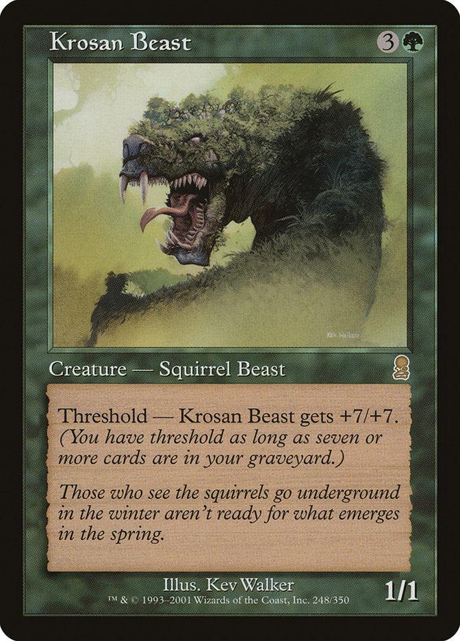 Krosan Beast [Odyssey] Magic: The Gathering