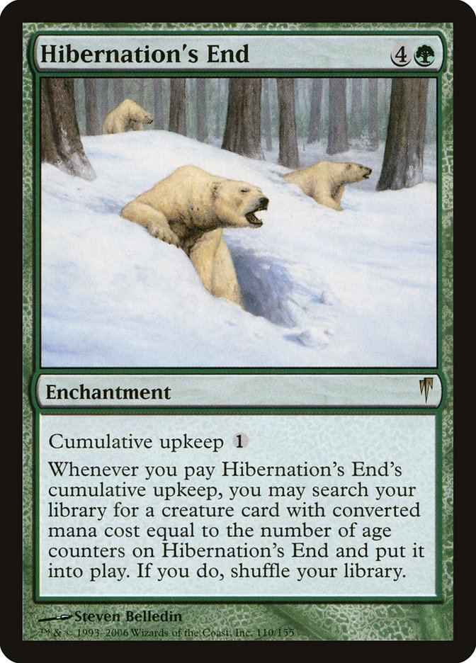 Hibernation's End [Coldsnap] Magic: The Gathering