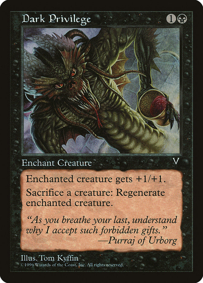 Dark Privilege [Multiverse Gift Box] Magic: The Gathering