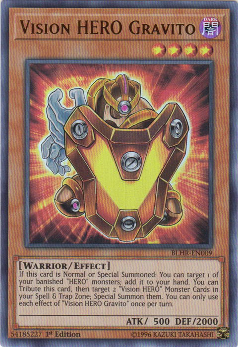Vision Hero Gravito [BLHR-EN009] Ultra Rare - Yugioh Cards For Your TCG Needs!