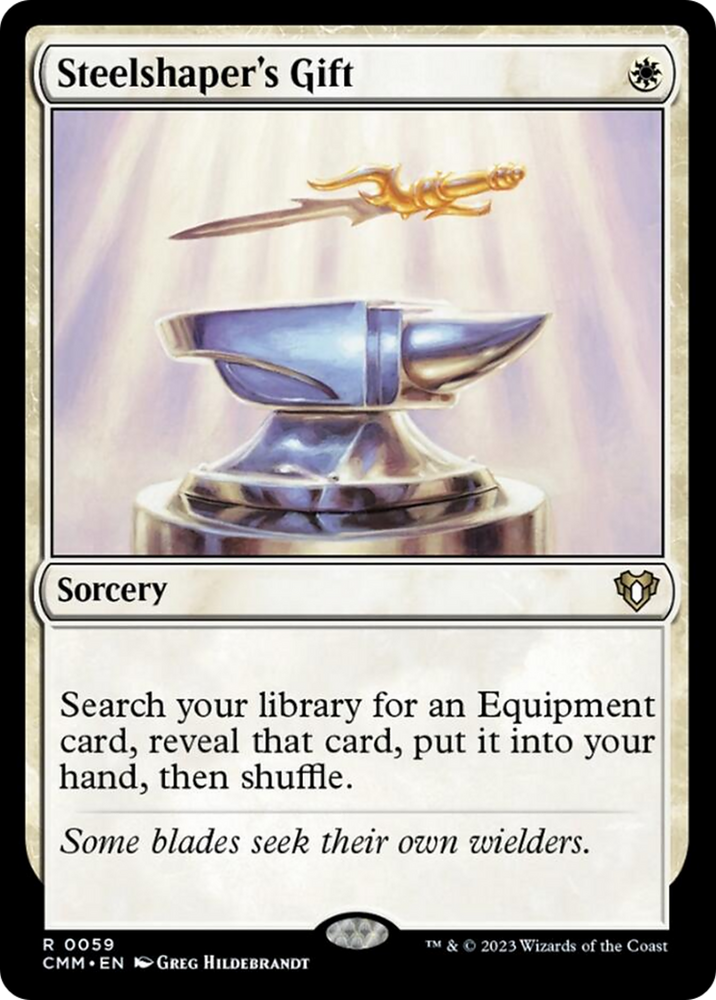 Steelshaper's Gift [Commander Masters] Magic: The Gathering