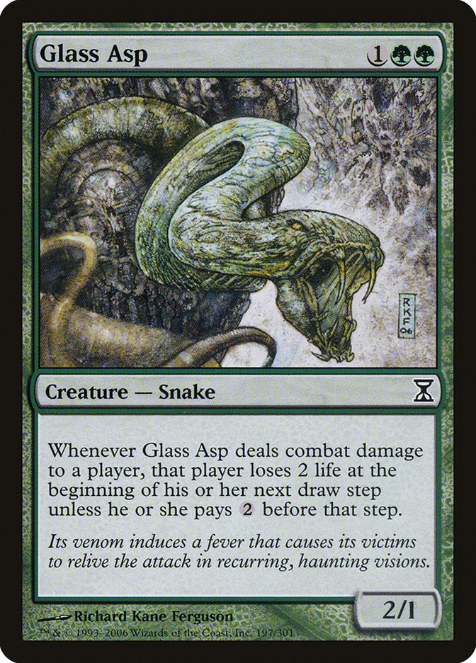 Glass Asp [Time Spiral] Magic: The Gathering