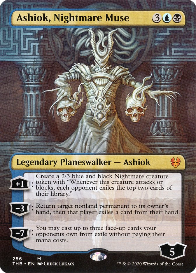 Ashiok, Nightmare Muse (Borderless) [Theros Beyond Death] Magic: The Gathering