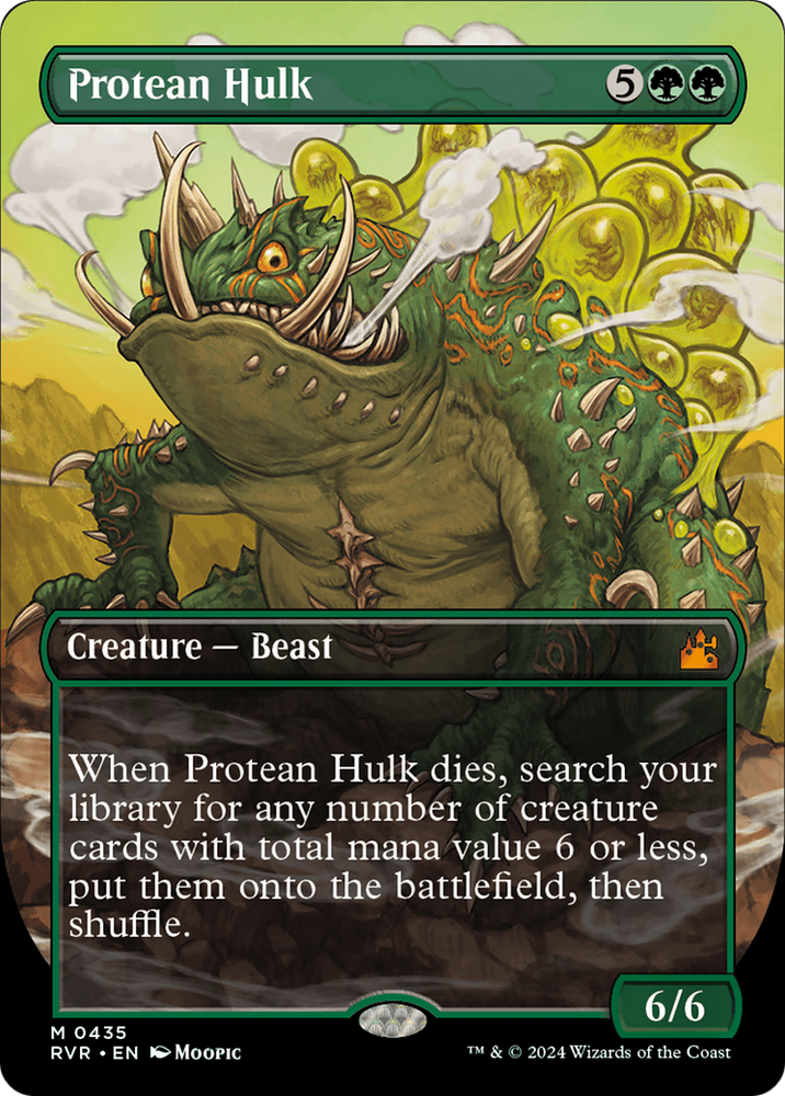 Protean Hulk (Anime Borderless) [Ravnica Remastered] Magic: The Gathering