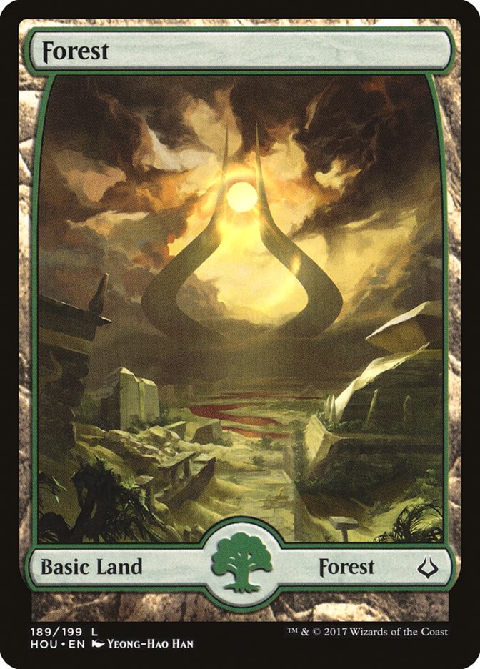 Forest (189) [Hour of Devastation] Magic: The Gathering