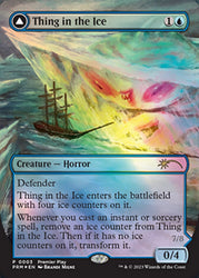 Thing in the Ice // Awoken Horror (Borderless Alternate Art) [Regional Championship Qualifiers 2023] Magic: The Gathering