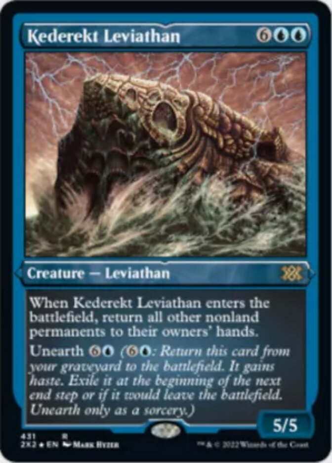 Kederekt Leviathan (Foil Etched) [Double Masters 2022] Magic: The Gathering