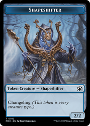 The Monarch // Shapeshifter Double-Sided Token [March of the Machine Commander Tokens] Magic: The Gathering