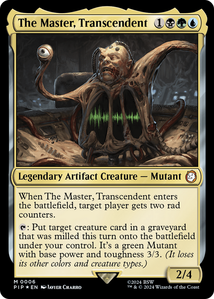 The Master, Transcendent [Fallout] Magic: The Gathering