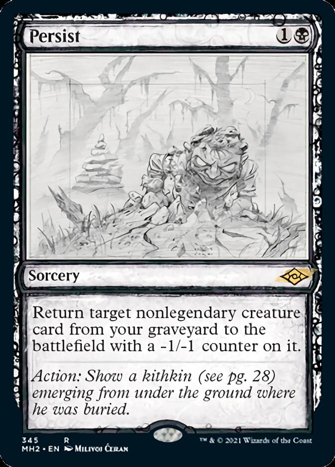 Persist (Sketch) [Modern Horizons 2] Magic: The Gathering