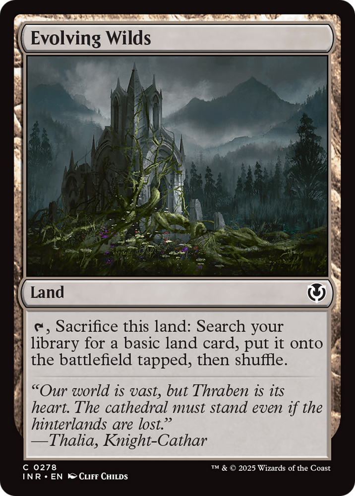 Evolving Wilds [Innistrad Remastered] Magic: The Gathering