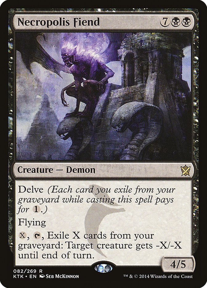 Necropolis Fiend [Khans of Tarkir] Magic: The Gathering