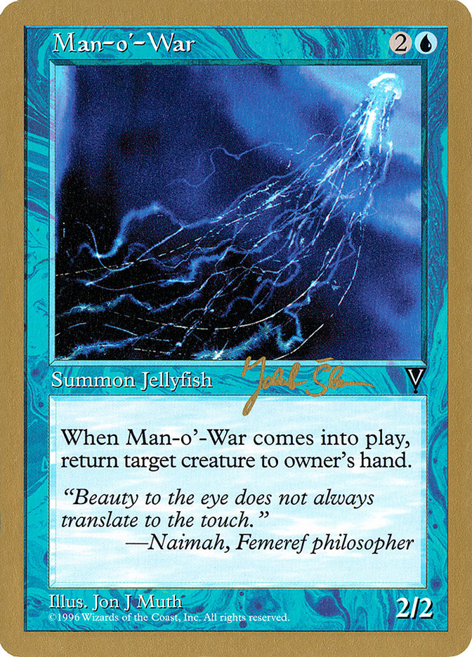 Man-o'-War (Jakub Slemr) [World Championship Decks 1997] Magic: The Gathering