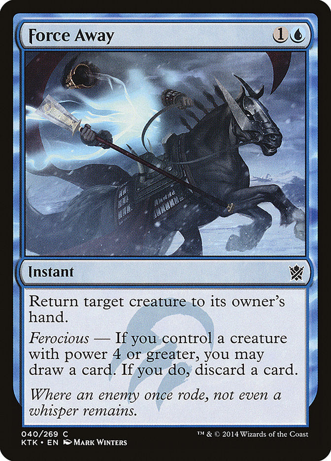 Force Away [Khans of Tarkir] Magic: The Gathering