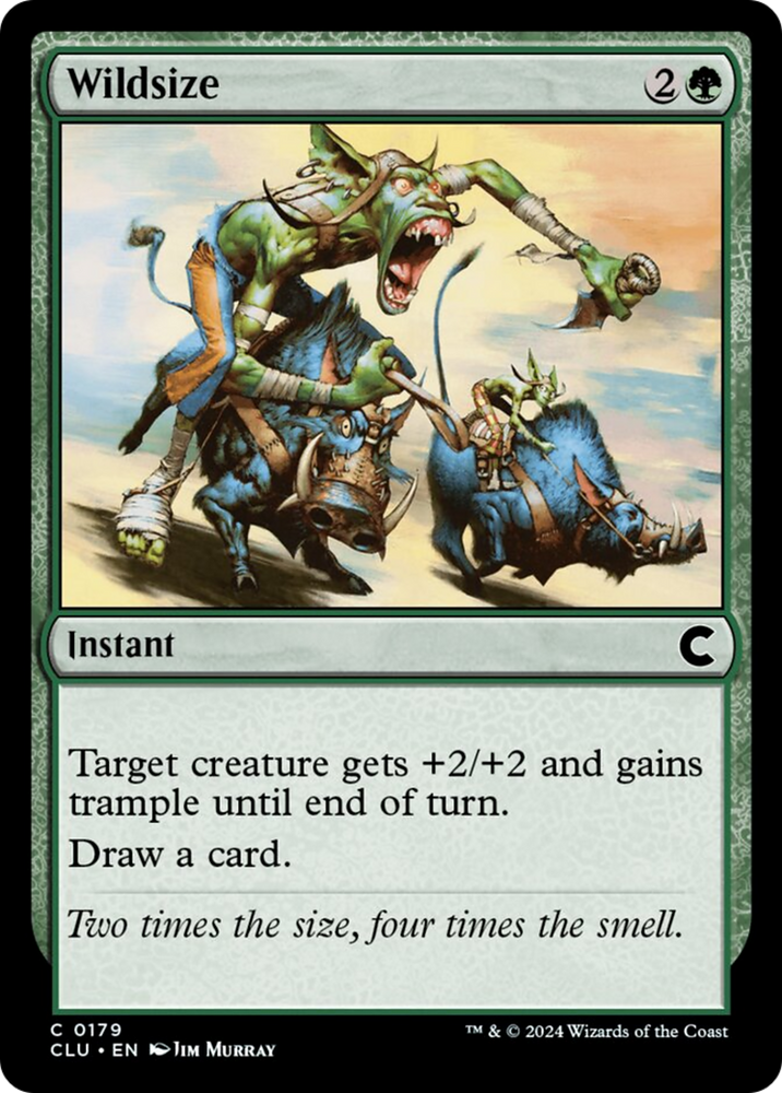 Wildsize [Ravnica: Clue Edition] Magic: The Gathering
