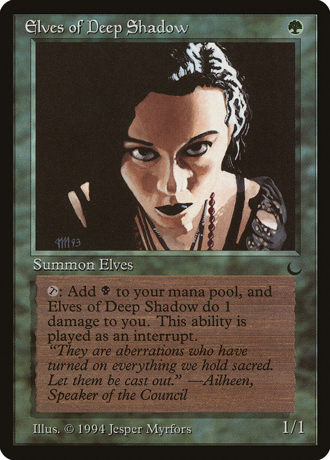 Elves of Deep Shadow [The Dark] Magic: The Gathering
