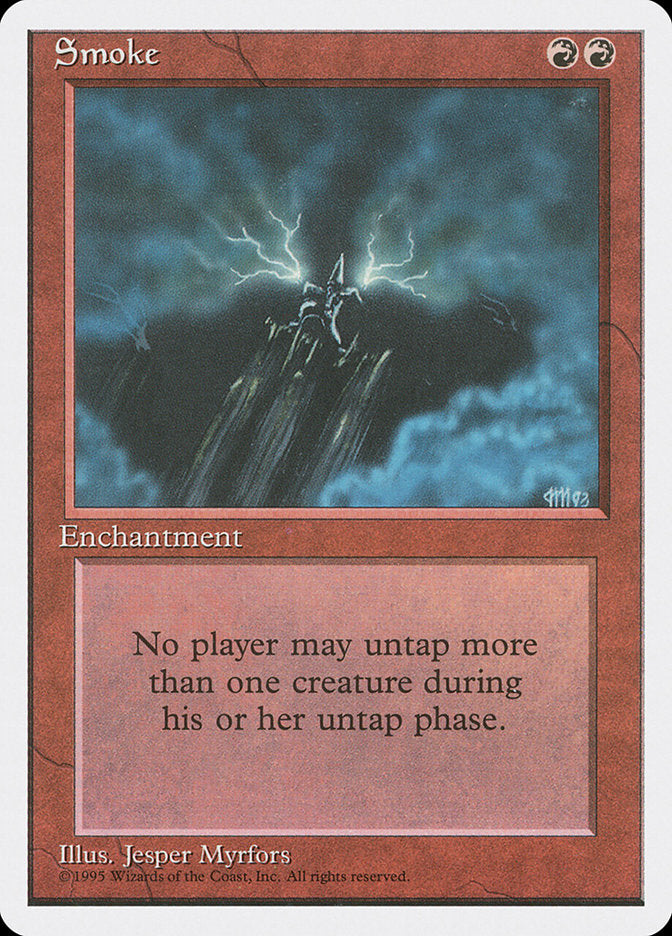 Smoke [Fourth Edition] Magic: The Gathering